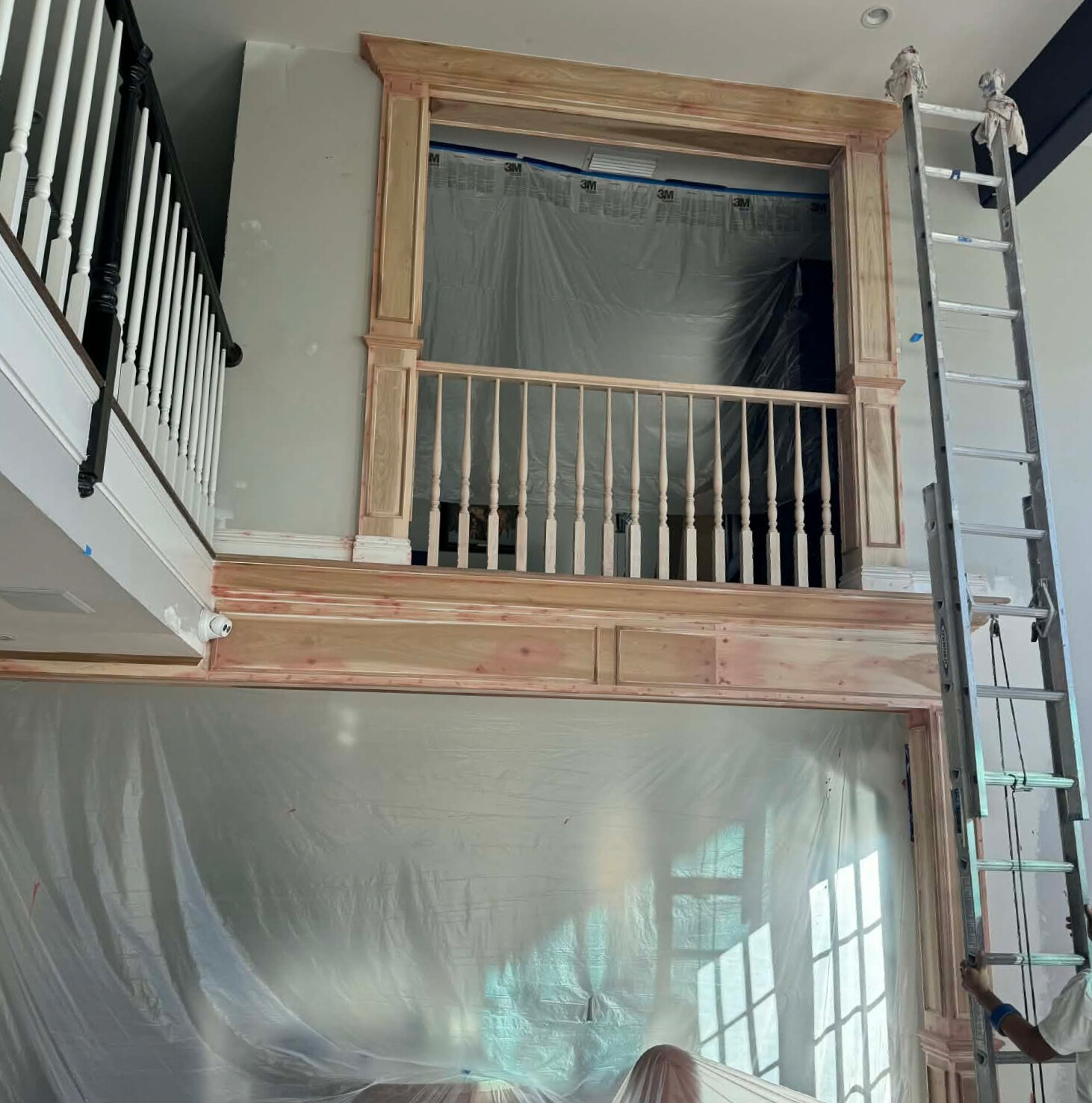 Living room before interior painting